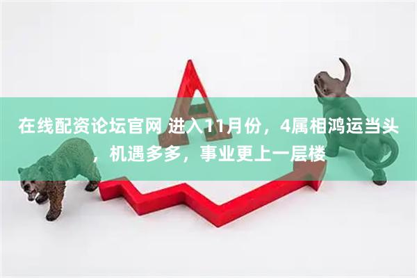 在线配资论坛官网 进入11月份，4属相鸿运当头，机遇多多，事业更上一层楼